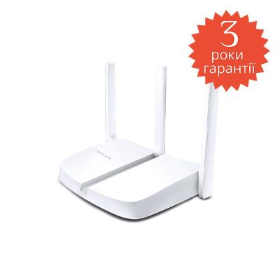 Wireless Router, MERCUSYS, MERCUSYS MW305R, Wi-Fi 4 (802.11n), Data speed 300 Mbit/s, Ethernet WAN Yes, Ethernet LAN Yes, 3xLAN ports, MW305R