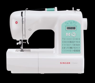 STARLET 6660, Number of stitches 60, Number of buttonholes 4, White