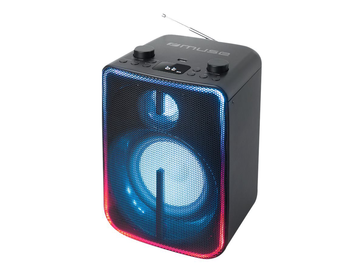 Bluetooth Party Box Speaker with Battery, M-1802DJ, 60 W, Bluetooth, Wireless connection, Black