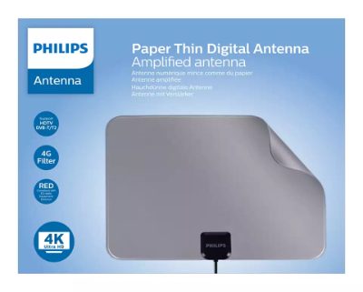 PHILIPS TV antena ar 48 dB pastiprinātāju