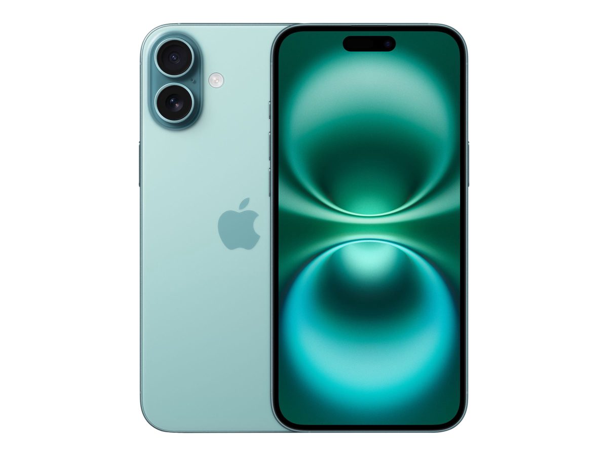 iPhone 16 Plus, Teal, 6.7 ", Super Retina XDR, 2796 x 1920 pixels, A18, Internal RAM 8 GB, 128 GB, Dual SIM, 4G, 5G, Main camera resolution 48+12 MP, Secondary camera resolution 12 MP, iOS, 18
