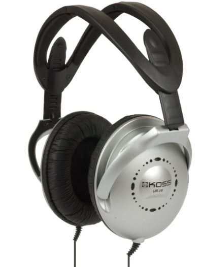 Headphones, UR18, Wired, On-Ear, Silver, Noise canceling