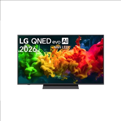 LG QNED 4K evo AI Mini LED TV, 55QNED8EB3B, 55, Smart TV, webOS, UHD, Black