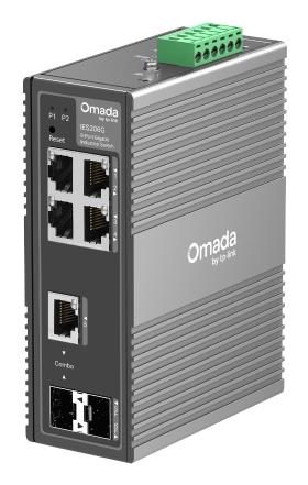 Switch, TP-LINK, Switch type Managed, 4xRJ-45 ports, RJ-45 Ports Type Gigabit Ethernet (10/100/1000), 1xCombo SFP ports quantity, 1xSFP module slots quantity, IES206G
