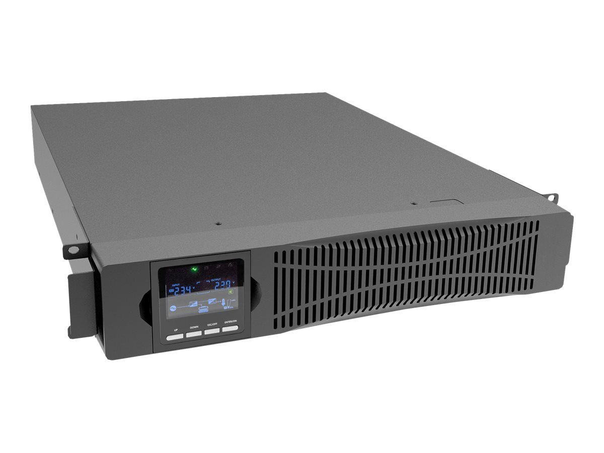 DIGITUS OnLine UPS, rack/tower, 1500VA, 1500W, LCD, 8 x C13, 1 x C19, RS-232, USB, RJ45, SNMP card (optional), relay card (optional), Digitus, OnLine UPS, OnLine UPS Modul, 1500VA/1500W, 1500 VA, 1500 W