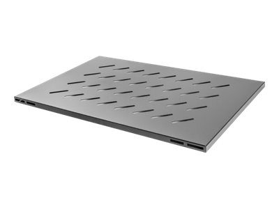 Lanberg 19" fixed shelf 1U/465x715mm, max load capacity up to 120kg, AK-1009-B, Black