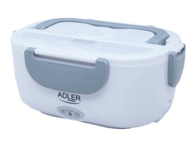 Lunch Box, AD 4474, Capacity 1.1 L, White/ grey, Material Plastic