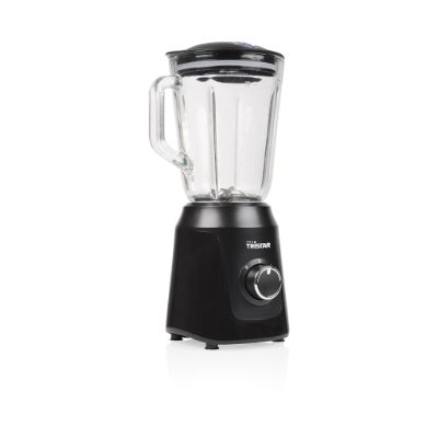 Tristar Blender, BL-4482, Tabletop, 350 W, Jar material Glass, Jar capacity 1 L, Ice crushing, Black