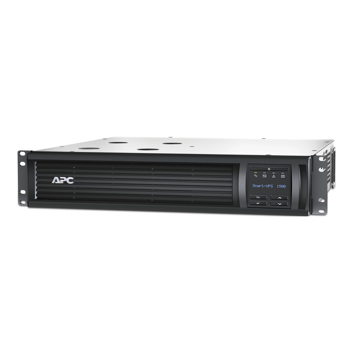 Schneider Electric APC Smart-UPS, Rackmount 2U, 230V, 4x IEC C13 sockets, Network card, AVR, LCD, SMT1500RMI2UNC, 1500 VA, 1000 W, 230 V