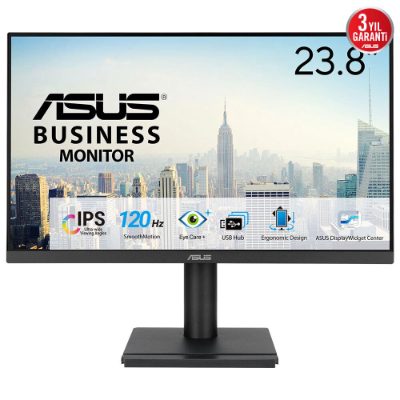 LCD Monitor, ASUS, 23.8 ", 1920 x 1080 pixels, Full HD, Native aspect ratio 16:9, LED, Flat, 90LM02W1-B01171