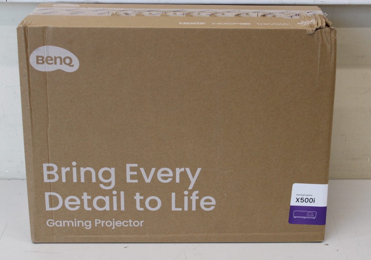 Benq X500i, 4K UHD (3840 x 2160), 2200 ANSI lumens, White/Black, DAMAGED PACKAGING, Wi-Fi