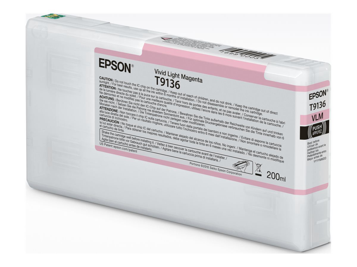 Epson Ink Cartridge, T91360N, Ink Cartrige, Vivid Light Magenta