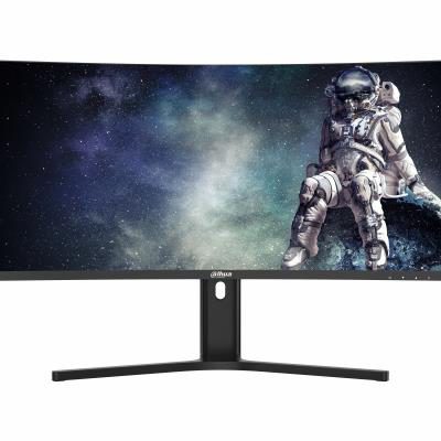 LCD Monitor, DAHUA, 34 ", 3440 x 1440 pixels, UltraWide Quad HD, Native aspect ratio 21:9, LCD, Curved, DHI-LM34-E330CA