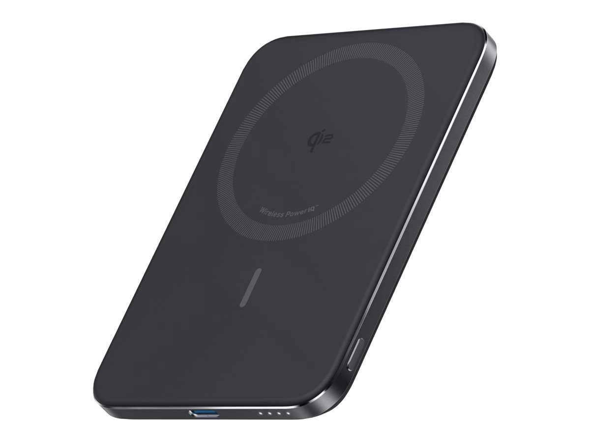 Anker Nano Power Bank (5K, Slim), 5000 mAh, 24 pin USB-C, Black