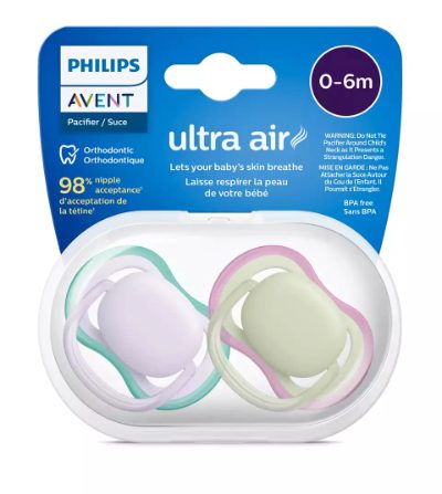Philips Avent māneklītis Ultra Air Neutral, 0-6M (2 gab), meitenēm