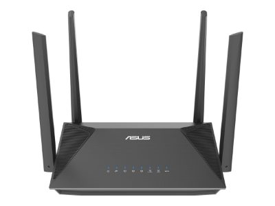 AX1800 AiMesh Wireless Router, RT-AX52, 802.11ax, 10/100/1000 Mbit/s, Ethernet LAN (RJ-45) ports 3, Mesh Support Yes, MU-MiMO No, No mobile broadband, Antenna type External