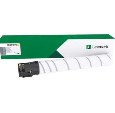 Lexmark Toner Cartridge, 76C00Y0, Toner cartridge, Yellow