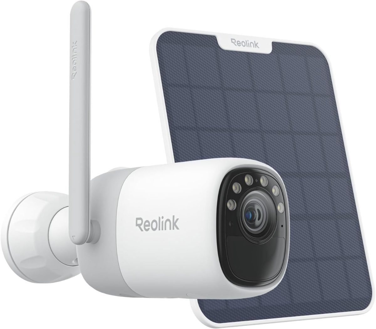 Wireless Pan & Tilt Long Lasting Solar/Battery Camera with Spotlights, Altas Series B630 with Solar Panel, Bullet, 4 MP, 4mm/F1.0, Micro SD, Max. 512 GB