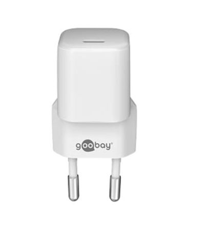 USB-C PD GaN Fast Charger Nano (20 W), White