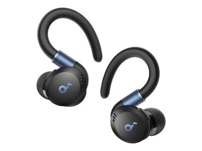 Wireless Earbuds, Sport X20 Earhook, Bluetooth, In-Ear, Microphone, Black, Wireless