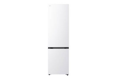 LG Refrigerator, GBBS322CSW, Energy efficiency class C, Free standing, Combi, Height 203 cm, Fridge net capacity 262 L, Freezer net capacity 113 L, Display, 34 dB, White
