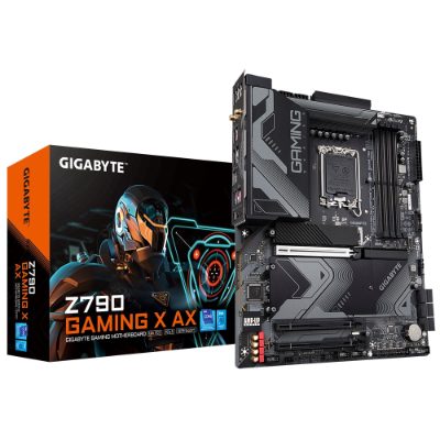 Z790 GAMING X AX 1.0 M/B, Processor family Intel, Processor socket  LGA1700, DDR5 DIMM, Memory slots 4, Supported hard disk drive interfaces 	SATA, M.2, Number of SATA connectors 6, Chipset Z790 Express, ATX