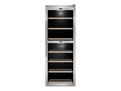 Wine Cooler, WineComfort 1260 Smart, Energy efficiency class G, Free standing, Bottles capacity 126, Stainless steel/Black
