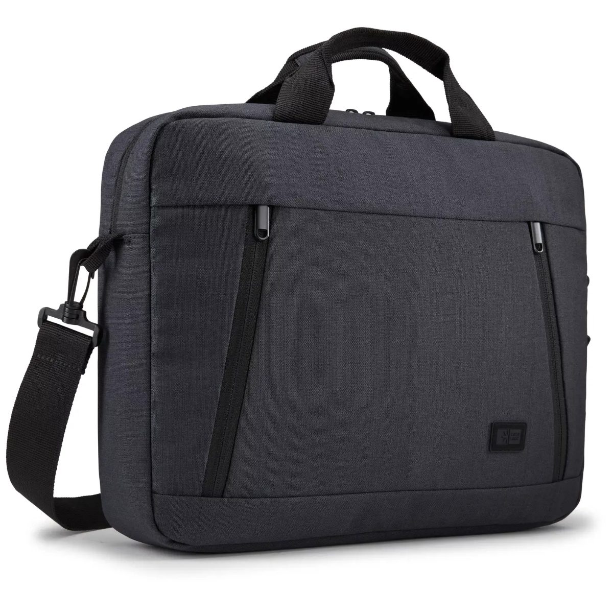 Huxton, Fits up to size 14 ", Laptop attaché, Shoulder strap, Black