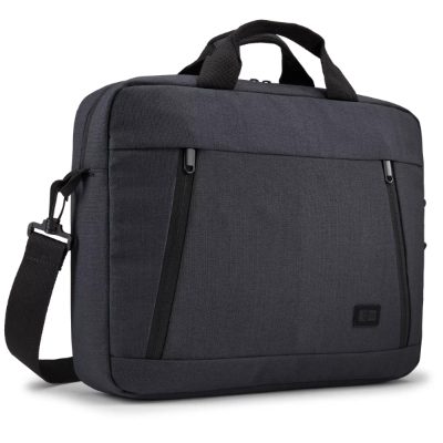 Huxton, Fits up to size 14 ", Laptop attaché, Shoulder strap, Black