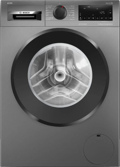 Washing Machine, WGG244RFSN, Energy efficiency class A, Front loading, Washing capacity 9 kg, 1400 RPM, Depth 59 cm, Width 59.8 cm, Display, LED, Grey