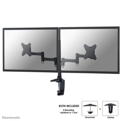 TV SET ACC DESK MOUNT 10-24"/FPMA-D1330DBLACK NEOMOUNTS