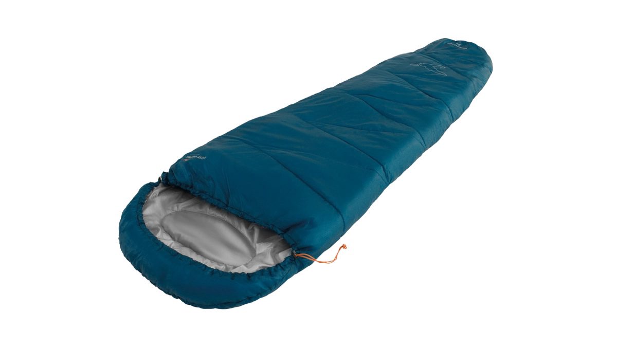 Easy Camp Starling Mummy Blue 8°C, Sleeping Bag, 210 x 75 x 50 cm, Temperature -5 to 12 °C, Two-way open-end, autolock
