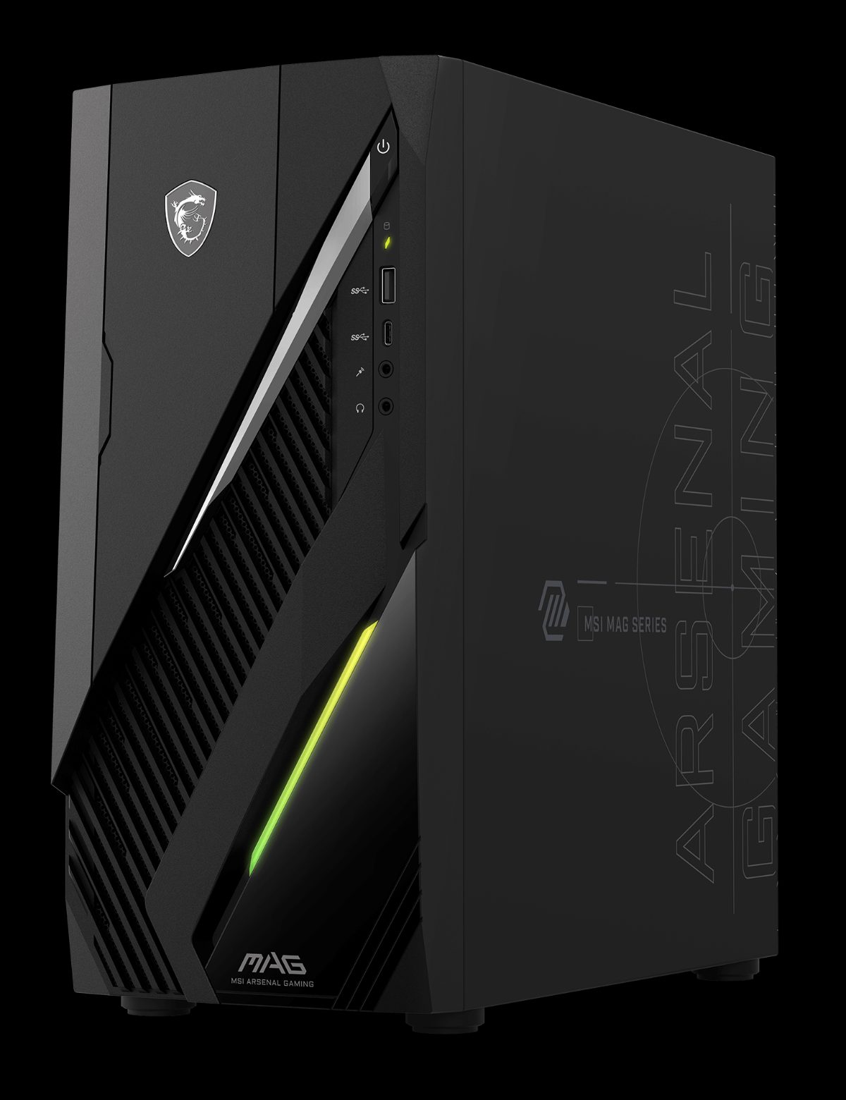 MSI MAG Infinite E1, 14NVL5-104EU, Desktop, Tower, Intel Core i5, i5-14400F, Internal memory 16 GB, UDIMM DDR5, 1000 GB, NVIDIA GeForce RTX 5060, No Optical drive, Keyboard language No keyboard, Windows 11 Home, Warranty 24 month(s)