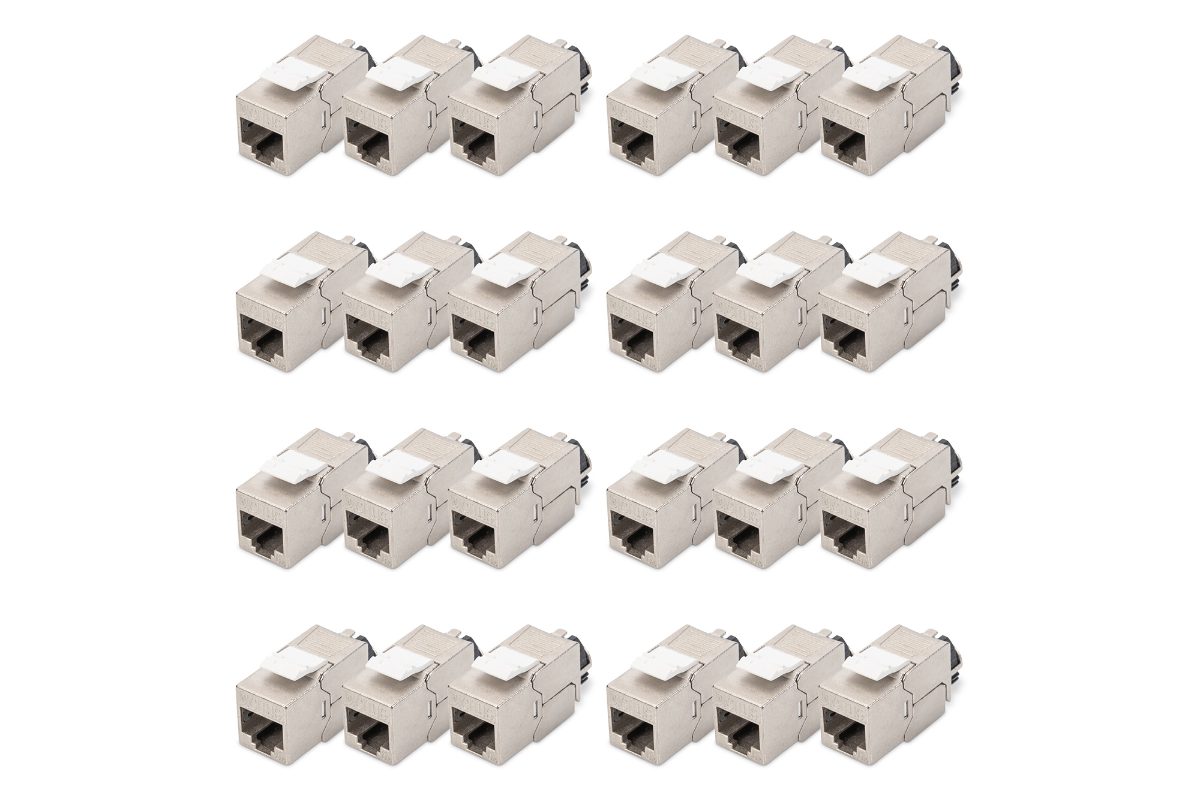 Digitus CAT 6A Keystone module, set, 24 pcs, DN-93617-24