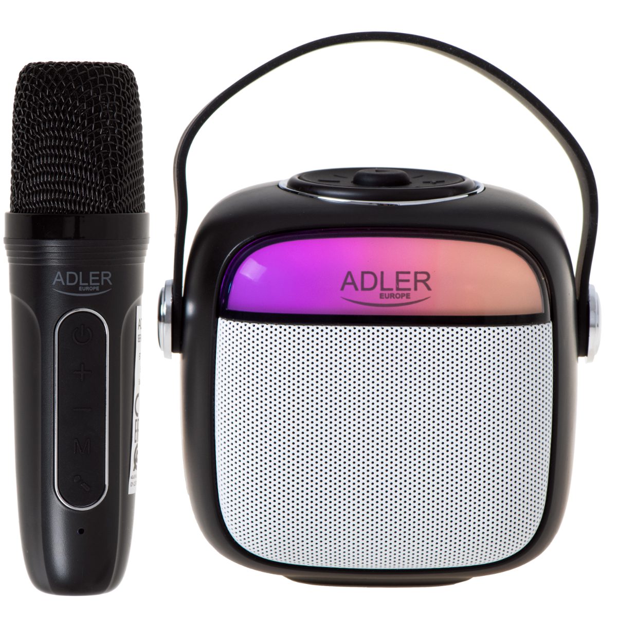 Adler Karaoke Speaker With Microphone, AD 1199B, Bluetooth, Wireless connection, Portable, Black