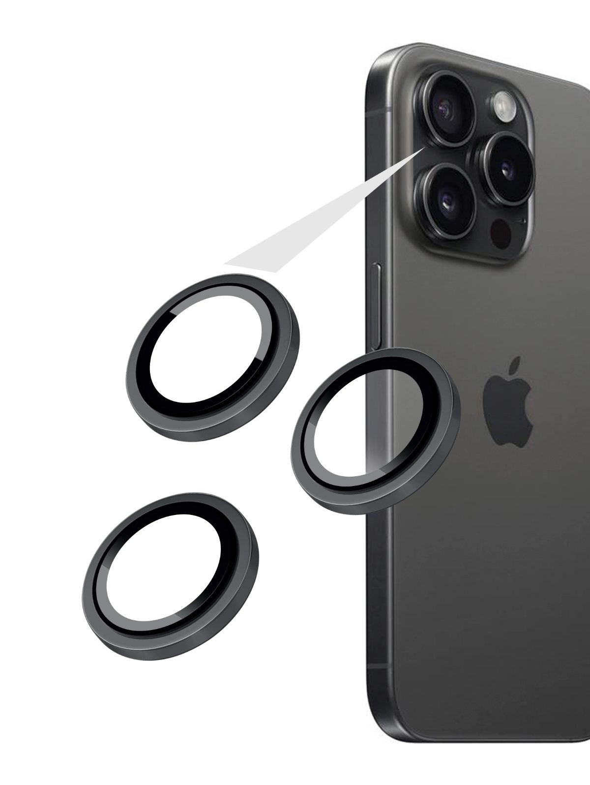 Fixed Camera Glass, Samsung, Galaxy S26, Tempered Glass, Black