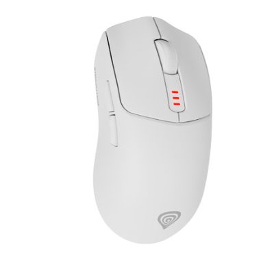 Genesis Zircon 500 G2, Gaming Mouse, Wireless/Wired, 2.4 GHz, Bluetooth, USB, White