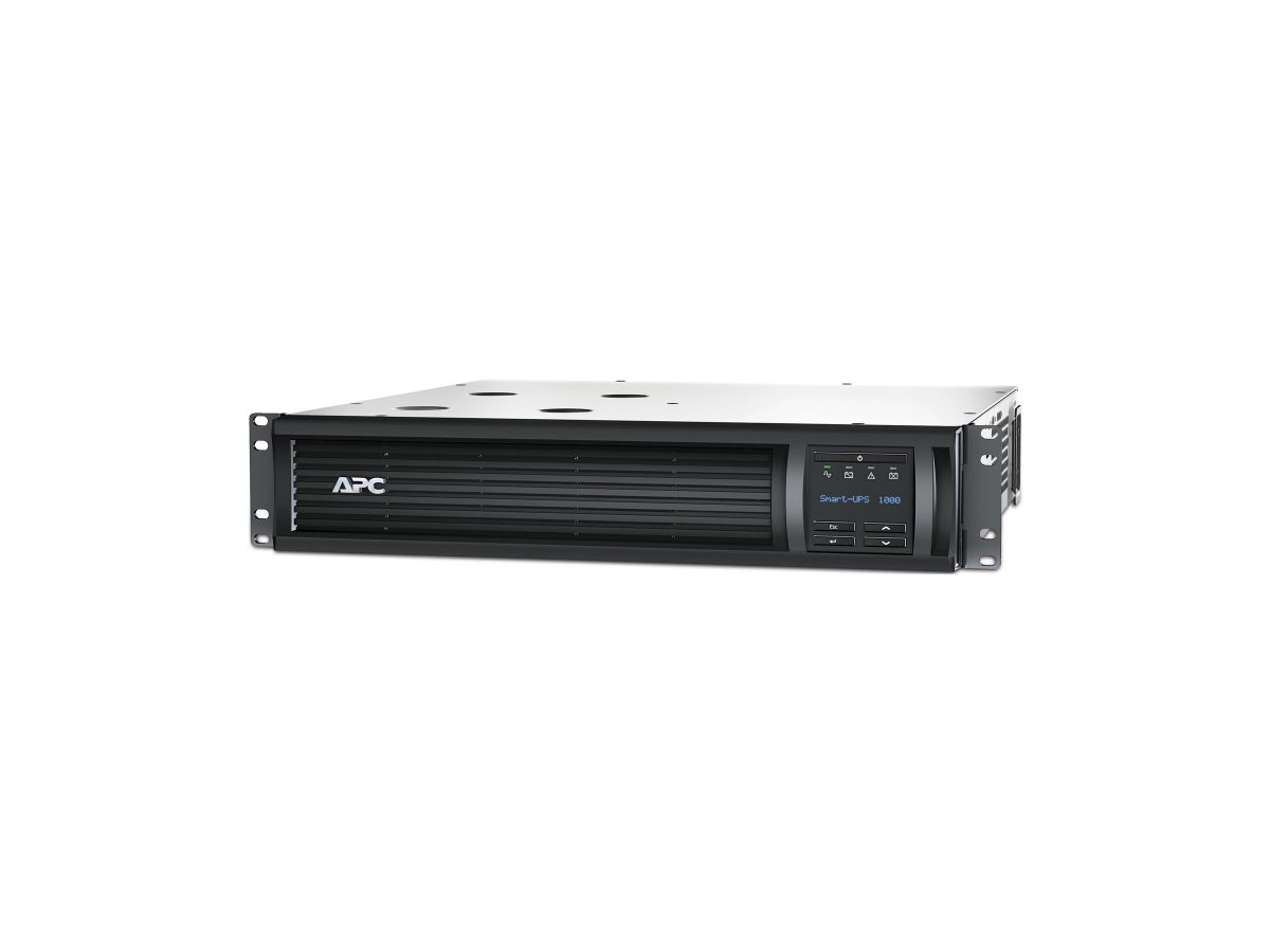 APC Smart-UPS, Line Interactive, 1000VA, Rackmount 2U, 230V, 4x IEC C13 outlets, SmartConnect Port+SmartSlot, AVR, LCD, Black, Schneider Electric