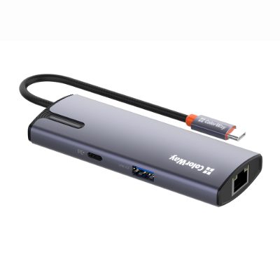 ColorWay 6-in-1 Docking Station, CW-HUB03, 100 W