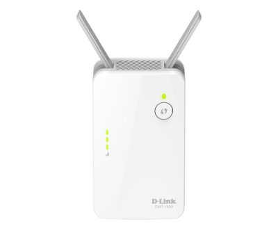 AC1300 Wi-Fi Range Extender, DAP-1620, 802.11ac, Mesh Support No, 400+867 Mbit/s, 10/100/1000 Mbit/s, Ethernet LAN (RJ-45) ports 1, No mobile broadband, MU-MiMO No, Antenna type External