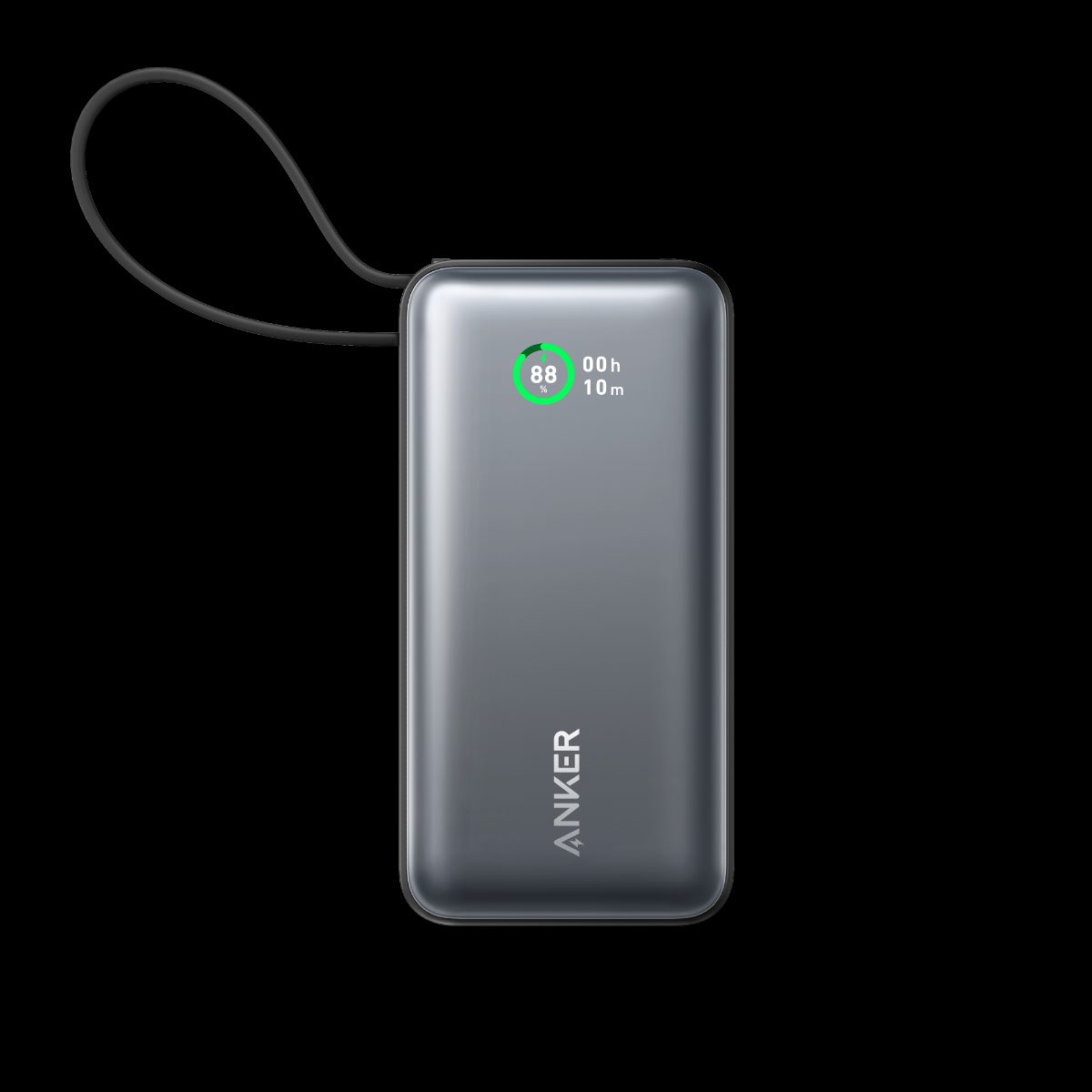 Anker 545 Nano Power Bank, A1259G11, 10000 mAh, Black
