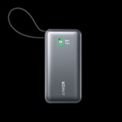 Anker 545 Nano Power Bank, A1259G11, 10000 mAh, Black