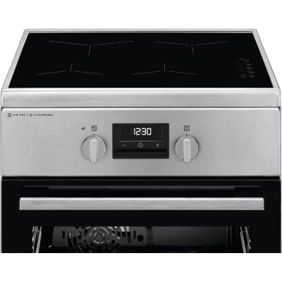 Electrolux elektriskā plīts ar elektrisko cepeškrāsni un indukcijas virsmu, 50cm (1. kopija)