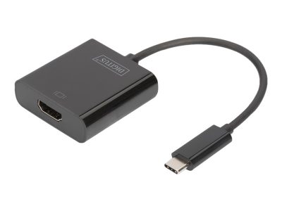 USB Type-C to HDMI Adapter, DA-70852, Black, USB Type-C, 0.15 m