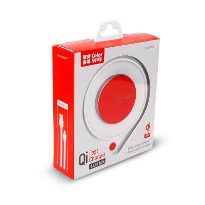 Wireless Charger, Qi Fast Charger & LED bedside lamp, 1xUSB
