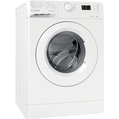 Washing machine, MTWA 71252 W EE, Energy efficiency class E, Front loading, Washing capacity 7 kg, 1200 RPM, Depth 54 cm, Width 59.5 cm, Display, LED, White