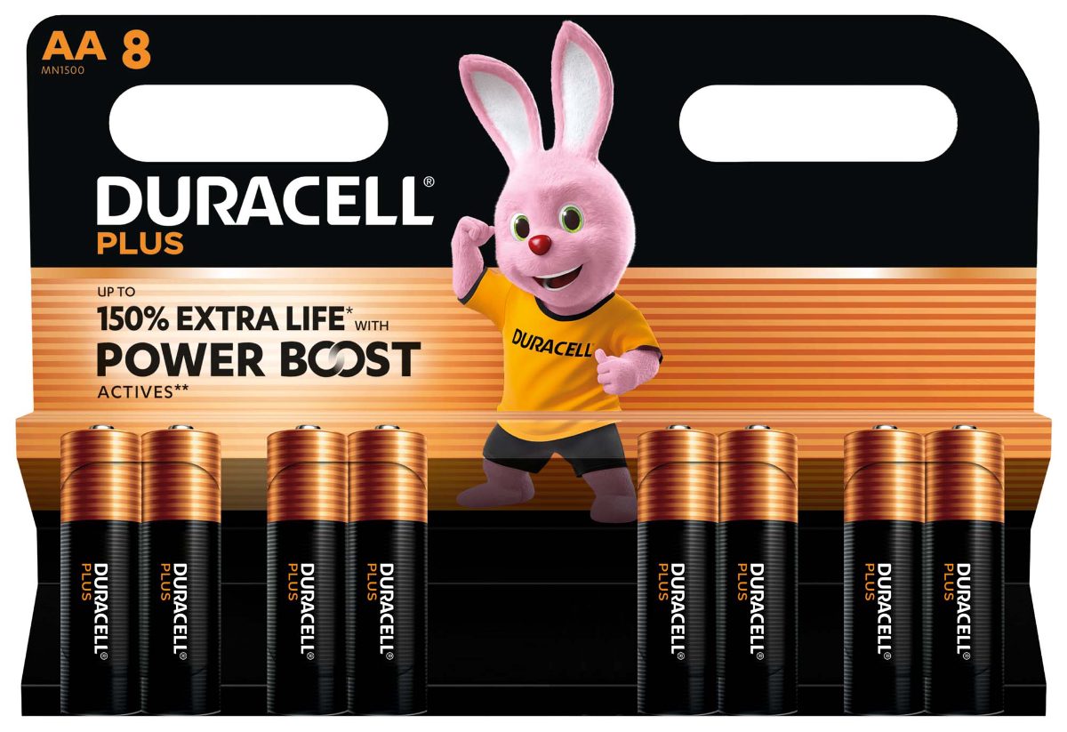 Duracell Plus Boost MN1500 BL8, AA
