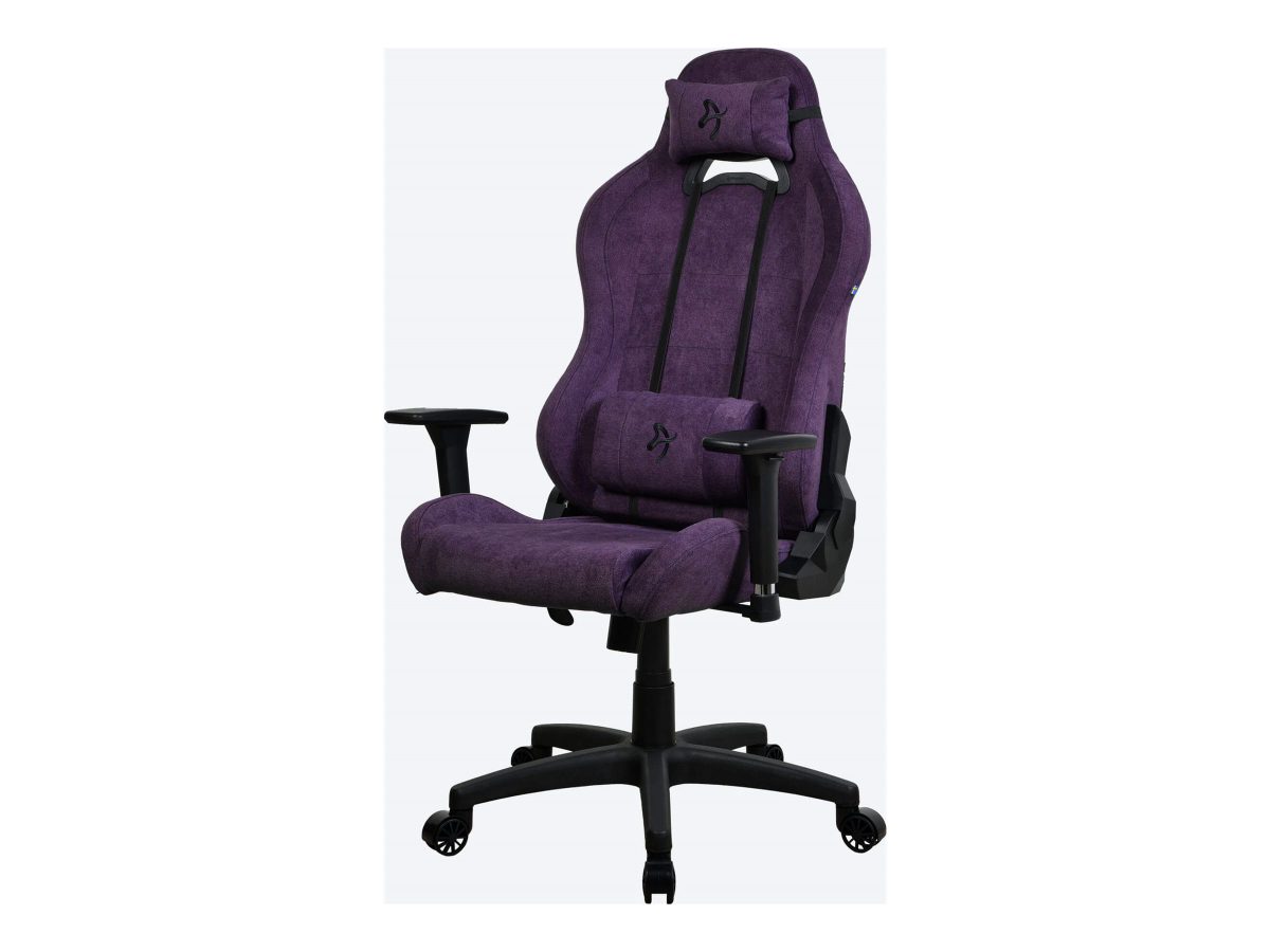Arozzi Torretta, Arozzi, Gaming Chair, Frame material: Metal; Wheel base: Aluminium; Upholstery: Soft fabric, Purple