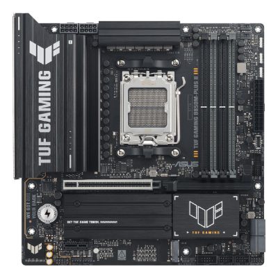 Asus TUF GAMING B850M-PLUS II, Processor family AMD, Processor socket AM5, DDR5, Supported hard disk drive interfaces SATA, M.2, Number of SATA connectors 4