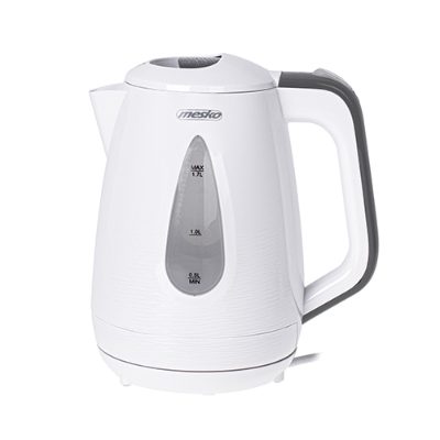 Kettle, MS 1261g, Electric, 2200 W, 1.7 L, Polypropylene, 360° rotational base, Grey